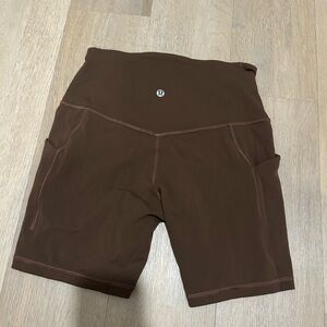 lululemon athletica Brown Women's Biker Shorts